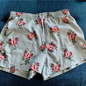 Relaxed Pull-On Swim Trunks